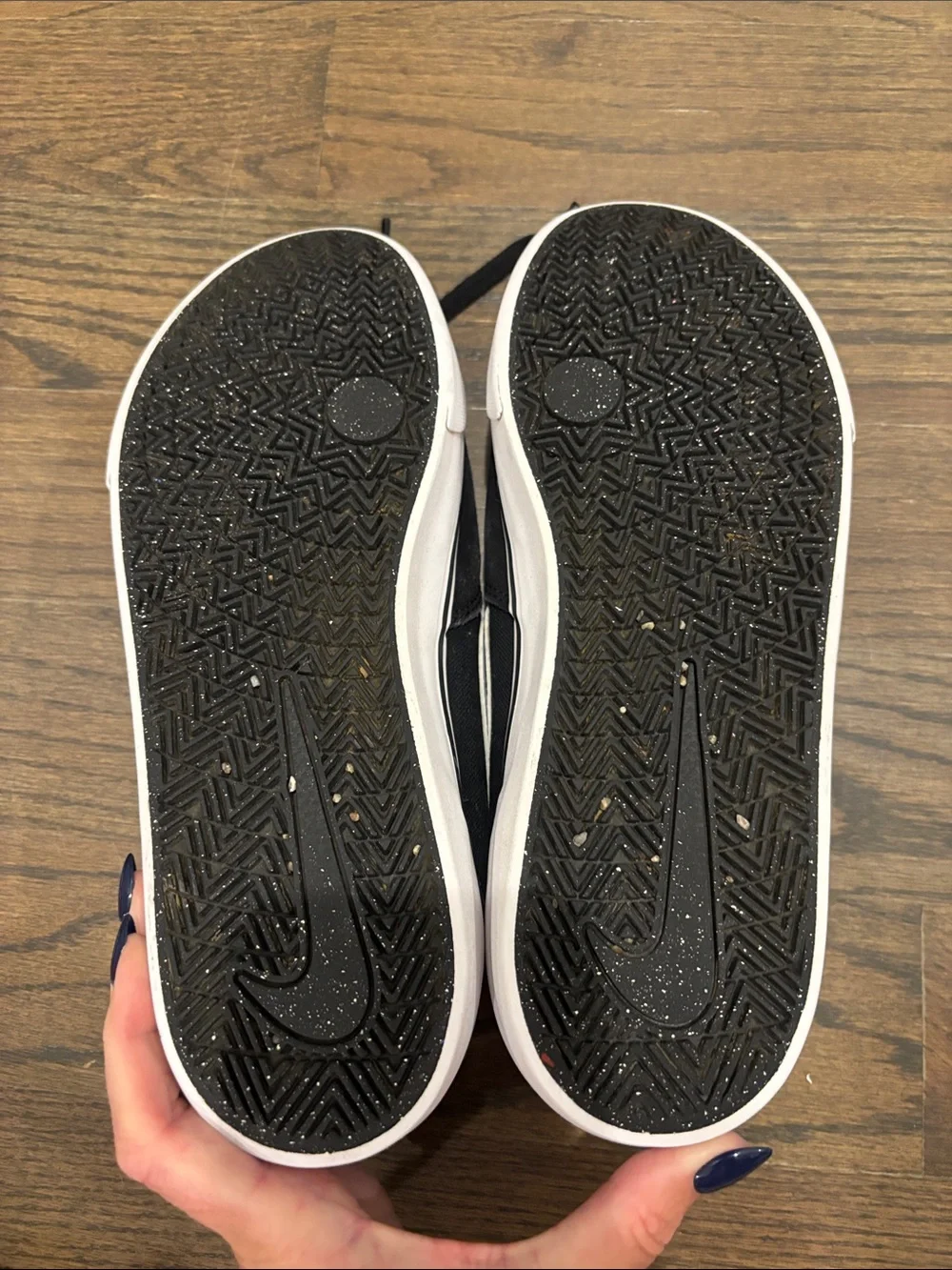 Nike SB Chron 2 Black & White Skate Shoes